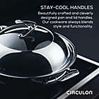 Alternate image 5 for Circulon&reg; SteelShield&trade; Clad Stainless Steel 12-Inch Wok with Lid