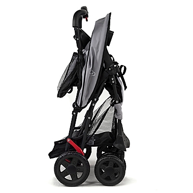 Kolcraft&reg; Cloud Plus Stroller in Grey/Black. View a larger version of this product image.