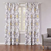 Levtex Home Reverie 84-Inch Room Darkening Window Curtain Panels in Grey (Set of 2)