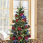 Alternate image 5 for Garland Glitzhome&reg; 72-Inch Fabric Plaid Christmas Garlands in Black/Red (Set of 2)