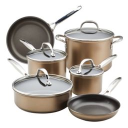 Anolon Ascend™ Nonstick 10-Piece Cookware Set in Bronze