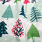 Alternate image 1 for Honest&reg; Kids Small 2-Piece Holiday Fam Jams Organic Cotton Pajama Set in White/Sage