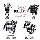 Alternate image 4 for The Honest Company&reg; Size 3-6M Buffalo Check Organic Cotton Christmas Footed Pajama