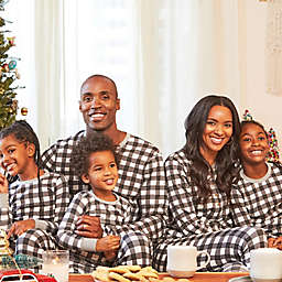 Honest® Buffalo Check Organic Cotton Christmas Family Pajama Collection in Black/White