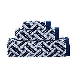 Brooks Brothers® Criss-Cross Stripe Turkish Cotton 3-Piece Towel Set