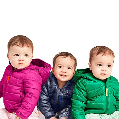 Primary&reg; Unisex Size 18-24M Lightweight Puffer Jacket in Grass. View a larger version of this product image.