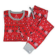 The Honest Company&reg; Women&#39;s Small 2-Piece Fair Isle Holiday Cotton Pajama Set