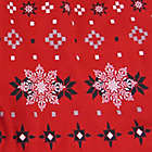 Alternate image 1 for The Honest Company&reg; Size 3-6M Fair Isle Holiday Organic Cotton Footed Pajama in Red