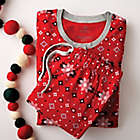 Alternate image 5 for The Honest Company&reg; Size 3-6M Fair Isle Holiday Organic Cotton Footed Pajama in Red
