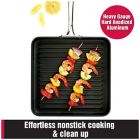 Alternate image 4 for All-Clad B1 Nonstick Hard Anodized Nonstick 11-Inch Flat Square Grille Pan