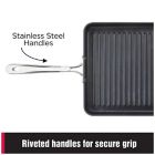 Alternate image 6 for All-Clad B1 Nonstick Hard Anodized Nonstick 11-Inch Flat Square Grille Pan