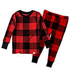 Alternate image 0 for The Honest Company&reg; Kids X-Small 2-Piece Holiday Tartan Organic Cotton Pajama Set