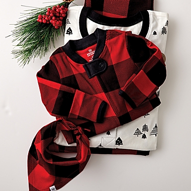 The Honest Company&reg; Youth Size 3T 2-Piece Holiday Tartan Organic Cotton Pajama Set. View a larger version of this product image.