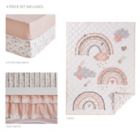 Alternate image 2 for Levtex Baby&reg; Over the Rainbow 4-Piece Multicolor Crib Bedding Set