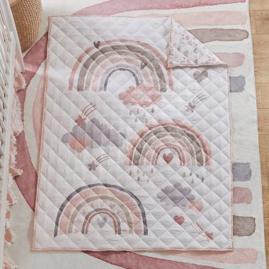 Levtex Baby&reg; Over the Rainbow 4-Piece Multicolor Crib Bedding Set. View a larger version of this product image.