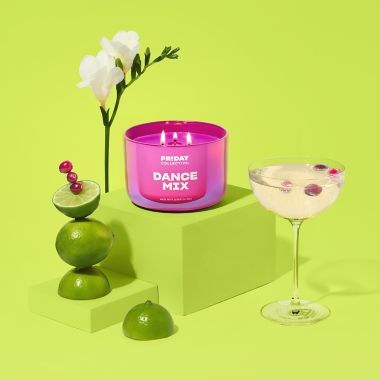 Friday Collective&trade; Dance Mix 13.5 oz. 3-Wick Candle. View a larger version of this product image.
