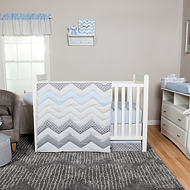 Trend Lab&reg; Blue Taffy Crib Bedding. View a larger version of this product image.