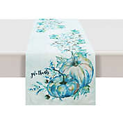 Laural Home Cool Autumn Table Runner in Blue
