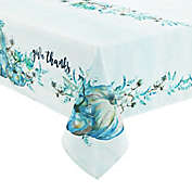 Laural Home Cool Autumn Tablecloth in Blue