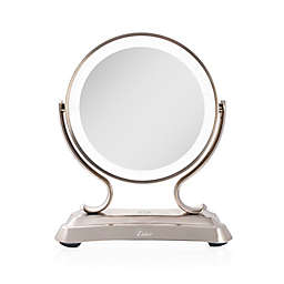 Zadro® Glamour 1x/5x LED Vanity Mirror in Satin Nickel