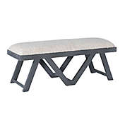 Romolo Upholstered Bench in Grey