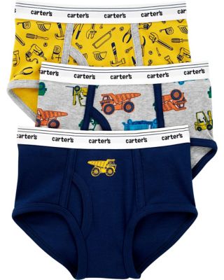carter&#39;s&reg; Size 4T-5T 3-Pack Tools and Trucks Theme Toddler Briefs