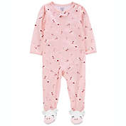 carter&#39;s&reg; Cow Footie Pajama in Pink