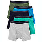 Alternate image 0 for carter&#39;s&reg; Size 4T-5T 5-Pack Active Mesh Boxer Briefs in Blue/Grey