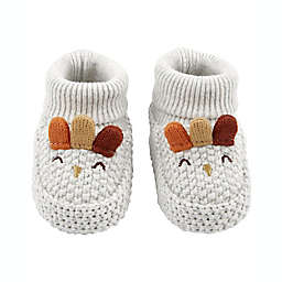 carter's® Newborn Thanksgiving Turkey Crochet Booties in Brown/Beige