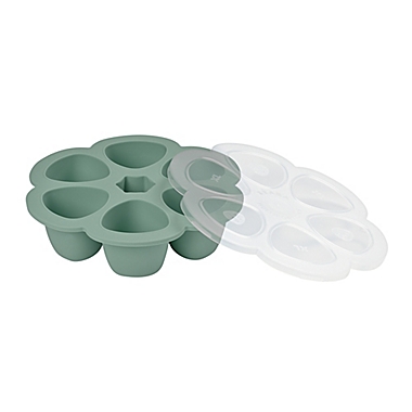 BEABA&reg; 30 oz. Multiportions Tray with Cover in Sage. View a larger version of this product image.