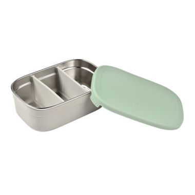 BEABA&reg; Stainless Steel Lunch Box in Sage. View a larger version of this product image.