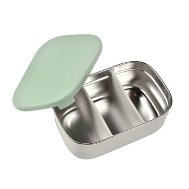 BEABA&reg; Stainless Steel Lunch Box in Sage. View a larger version of this product image.