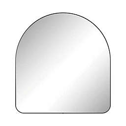 Umbra Hubba 34.25-Inch x 36.25-Inch Arched Wall Mirror in Titanium