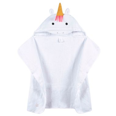 ever & ever&trade; Unicorn Hooded Bath Towel in White. View a larger version of this product image.