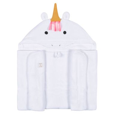 ever & ever&trade; Unicorn Hooded Bath Towel in White. View a larger version of this product image.