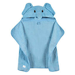 ever & ever™ Elephant Hooded Bath Towel in Blue