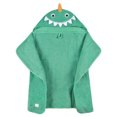 ever &amp; ever&trade; Dinosaur Hooded Bath Towel in Green