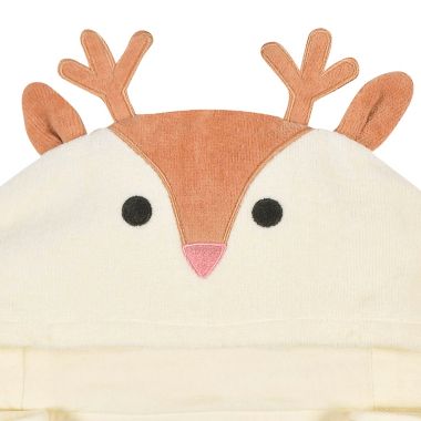 ever & ever&trade; Deer Hooded Bath Towel in Brown. View a larger version of this product image.
