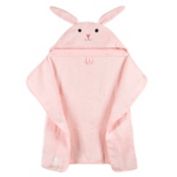 ever &amp; ever&trade; Bunny Hooded Bath Towel in Pink
