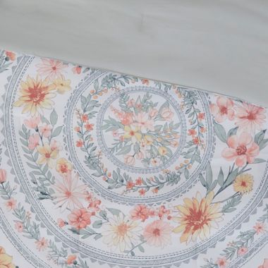 Intelligent Design Florence 4-Piece Comforter Set in Blush/Green. View a larger version of this product image.