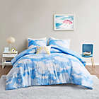 Alternate image 1 for Intelligent Design Aira Cloud 3-Piece Twin/Twin XL Duvet Cover Set in Blue