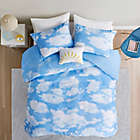 Alternate image 2 for Intelligent Design Aira Cloud 3-Piece Twin/Twin XL Duvet Cover Set in Blue