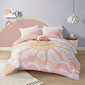 Urban Habitat Kids Dawn 4-Piece Printed Reversible Full/Queen Comforter Set in Yellow/Coral