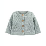 OshKosh B'gosh&reg; Floral Print Quilted Jacket in Green