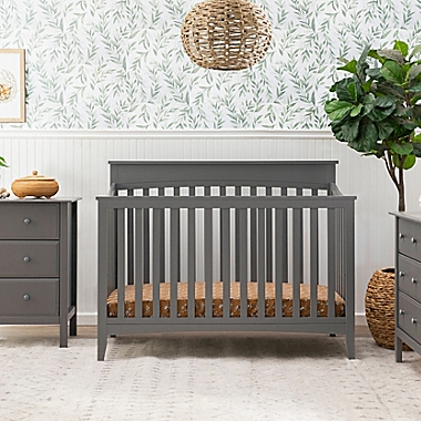 DaVinci Grove 4-in-1 Convertible Crib in Slate. View a larger version of this product image.