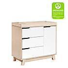 Alternate image 7 for Babyletto Hudson 3-Drawer Changer Dresser in Washed Natural and White