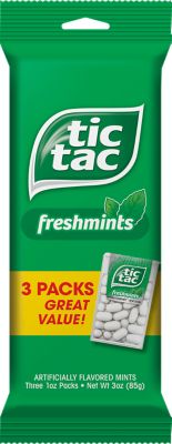 Tic Tac&reg; 3-Pack Freshmint Fresh Breath Mint Candies