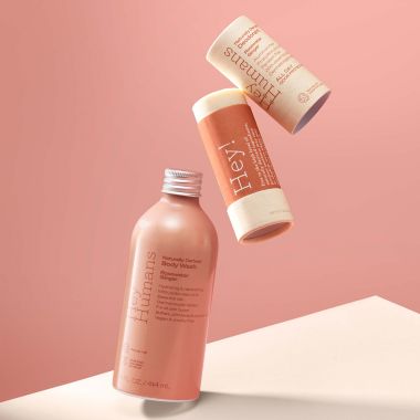 Hey Humans 14 oz. Body Wash in Rosewater Ginger. View a larger version of this product image.