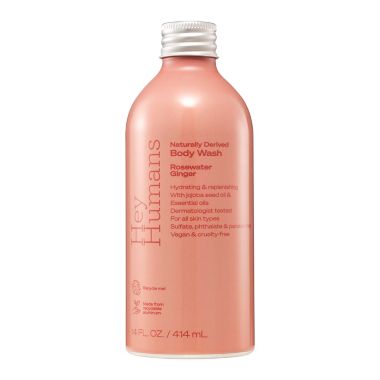 Hey Humans 14 oz. Body Wash in Rosewater Ginger. View a larger version of this product image.