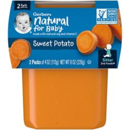 Gerber® 2nd Foods® 2-Pack Sweet Potatoes Baby Food, 4 oz.